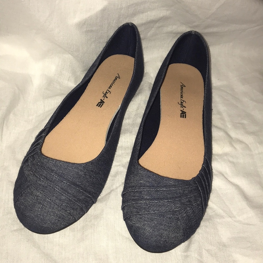 Denim Flats